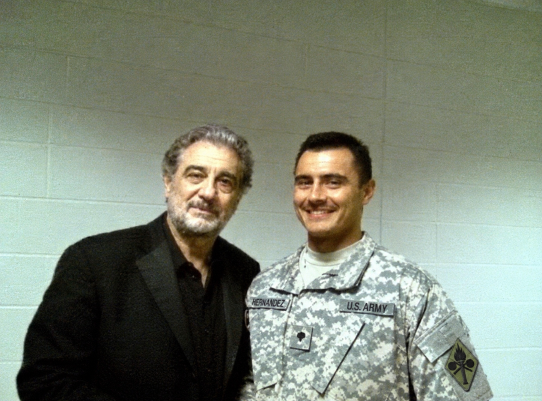 Jesús and Plácido Domingo, San Antonio, Texas